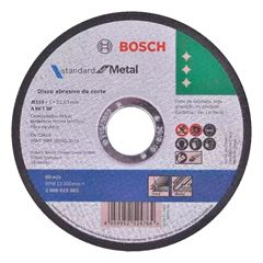 DISCO CORTE METAL/INOX 4.1/2 1.0 STANDARD BOSCH - S2